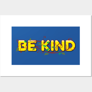 Be Kind. Humanity. Motivational. Inspirational Design Posters and Art